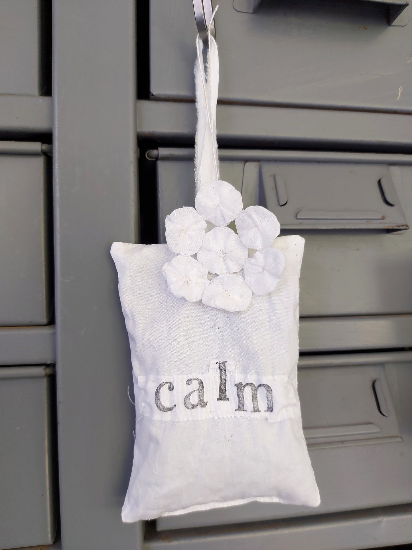 White linen Lavender pads