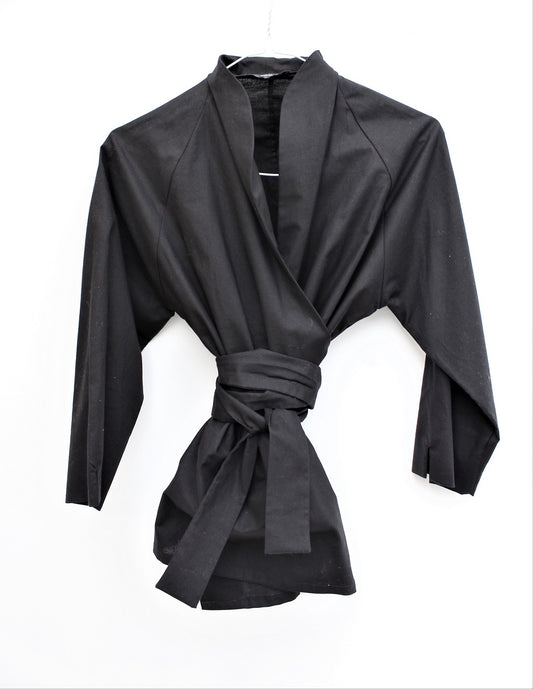 Tiffany - cotton wrap shirt