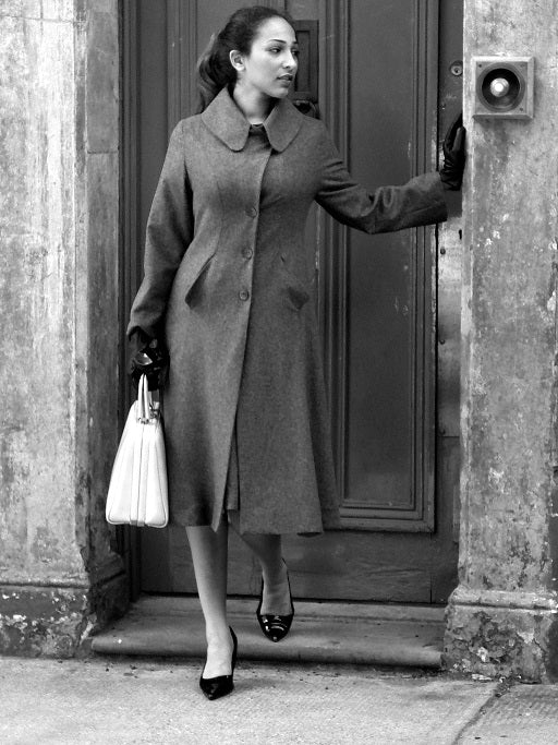 Vintage Coat - long wool coat
