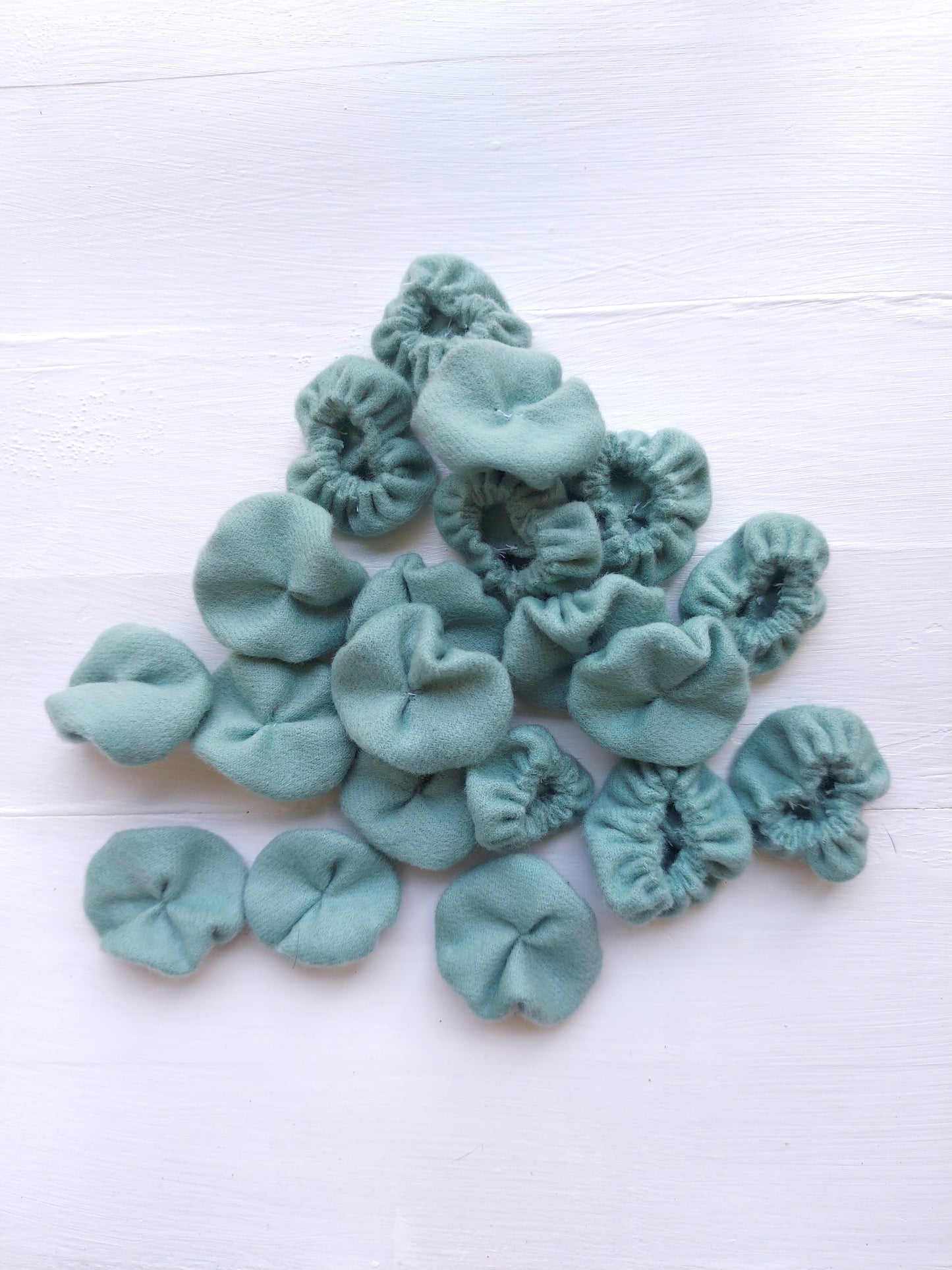 Set of 6 Wool coasters