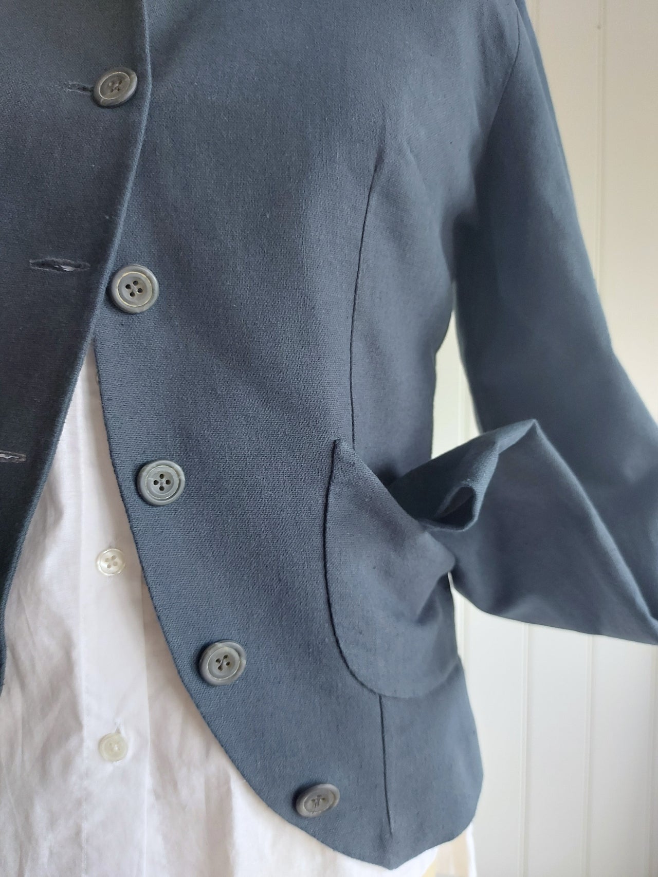 Balencia - linen/cotton tailored jacket