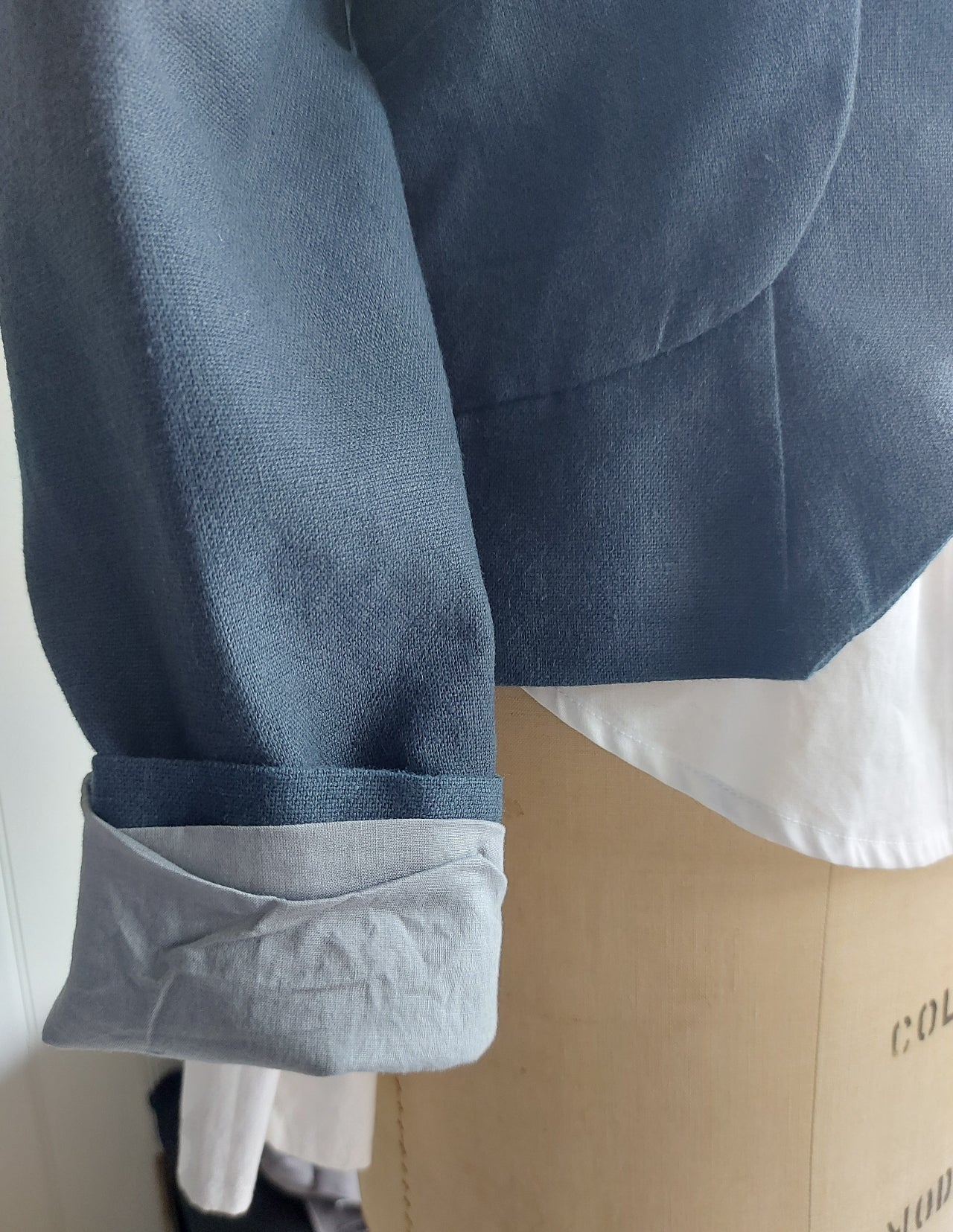 Balencia - linen/cotton tailored jacket