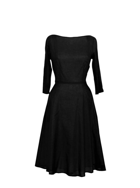 Vintage Audrey - classic black dress