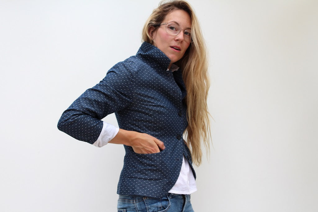 Balencia - linen/cotton tailored jacket