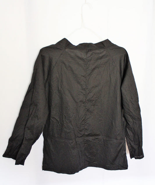 Fisher - Petrol grey light-weight cotton smock top