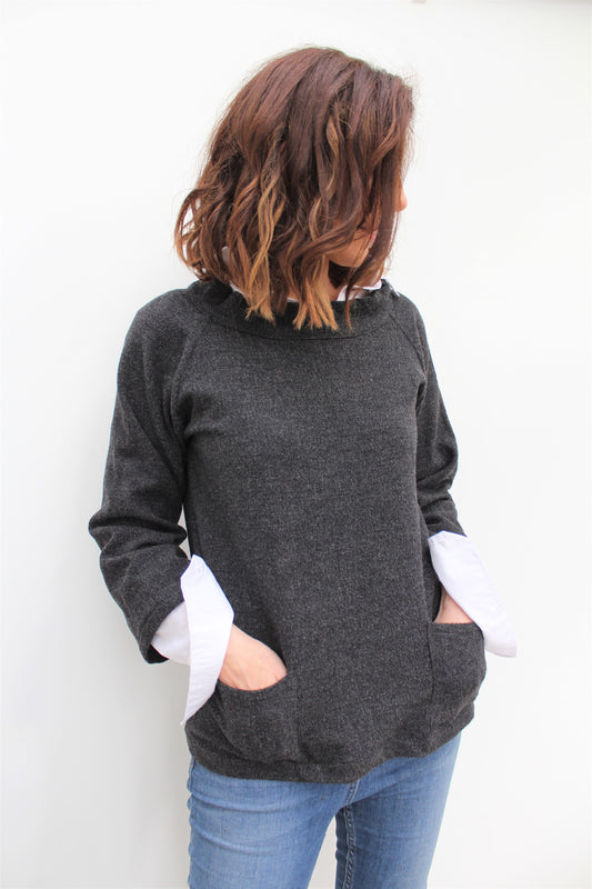 Fisher - wool smock top