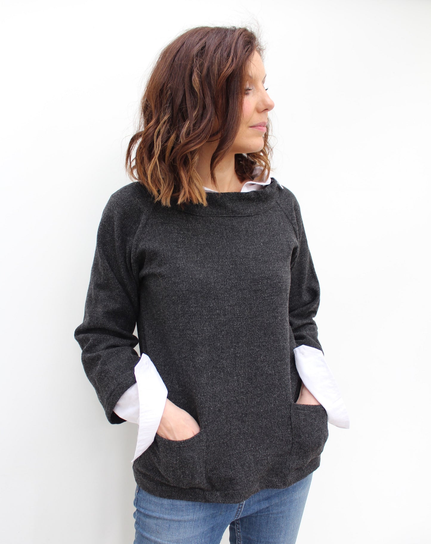 Fisher - wool smock top