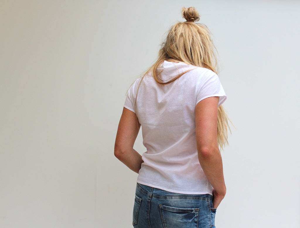 Classic Shirt with cap sleeves