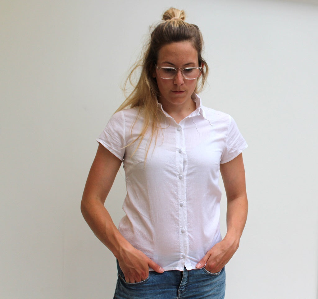 Classic Shirt with cap sleeves