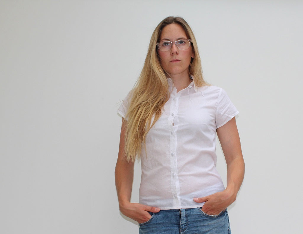 Classic Shirt with cap sleeves