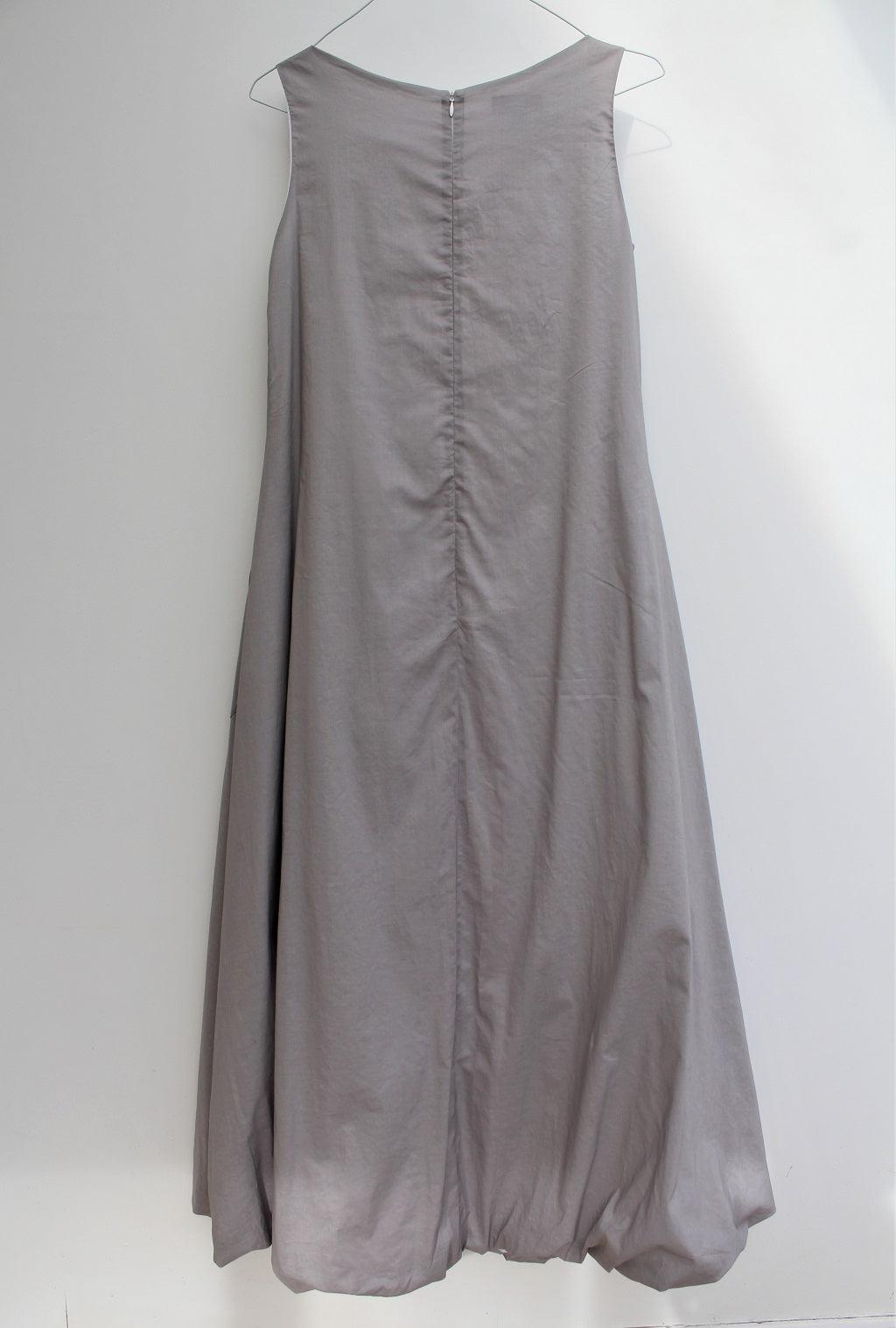 Cloud - long cotton dress, with bubble hem