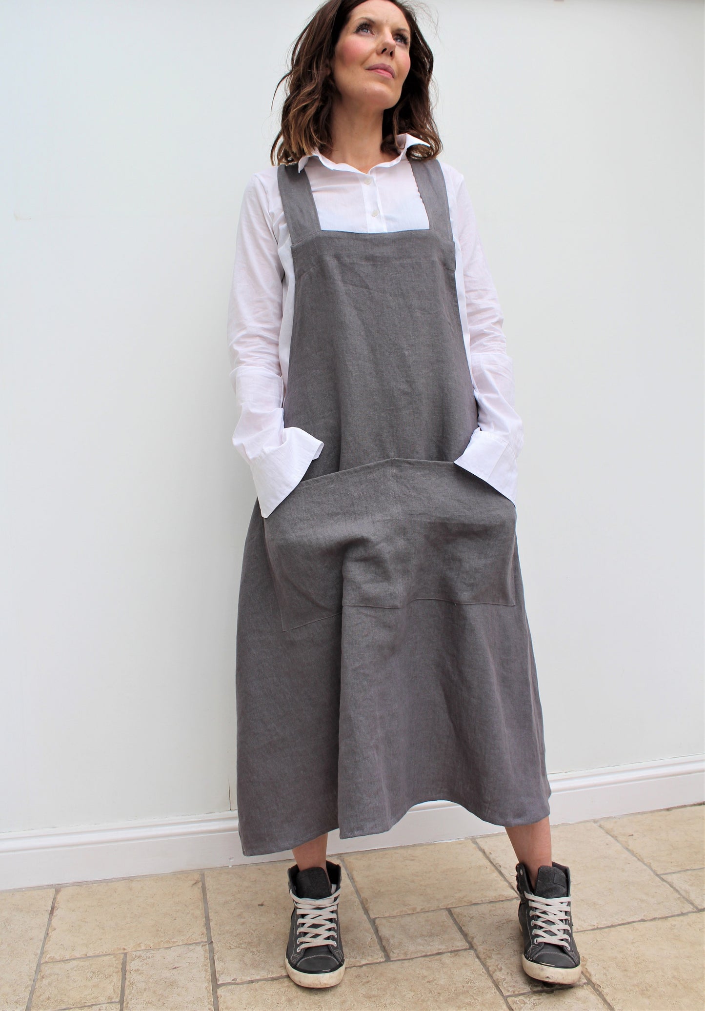 Apron dress - Linen