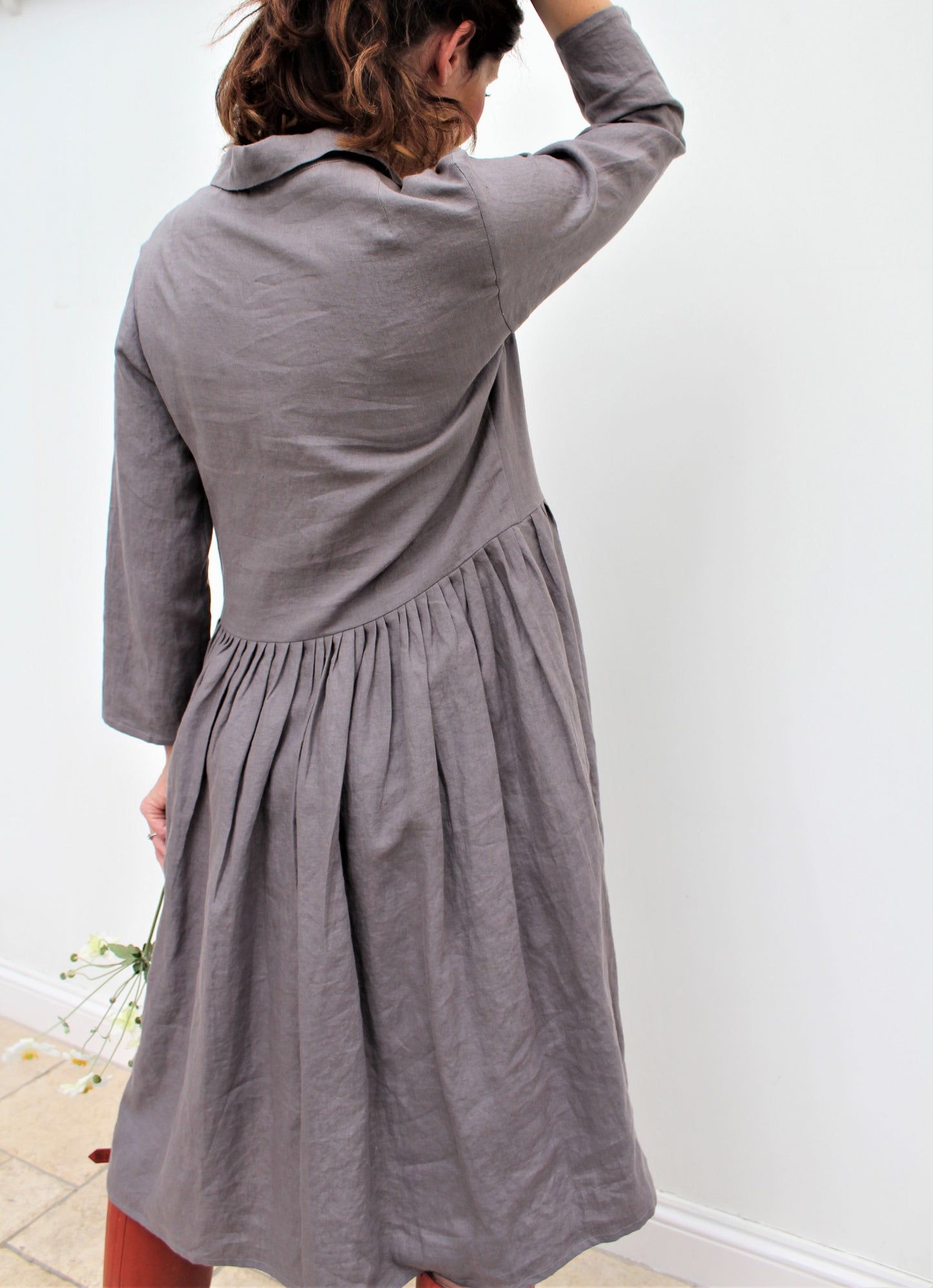 Koko -Linen shirt dress