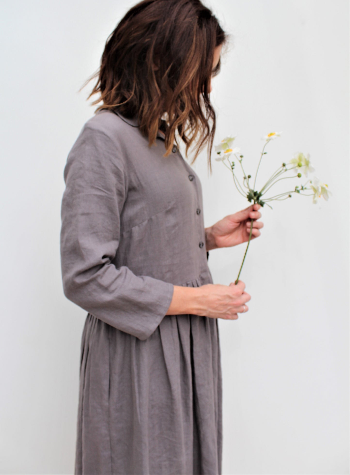 Koko -Linen shirt dress