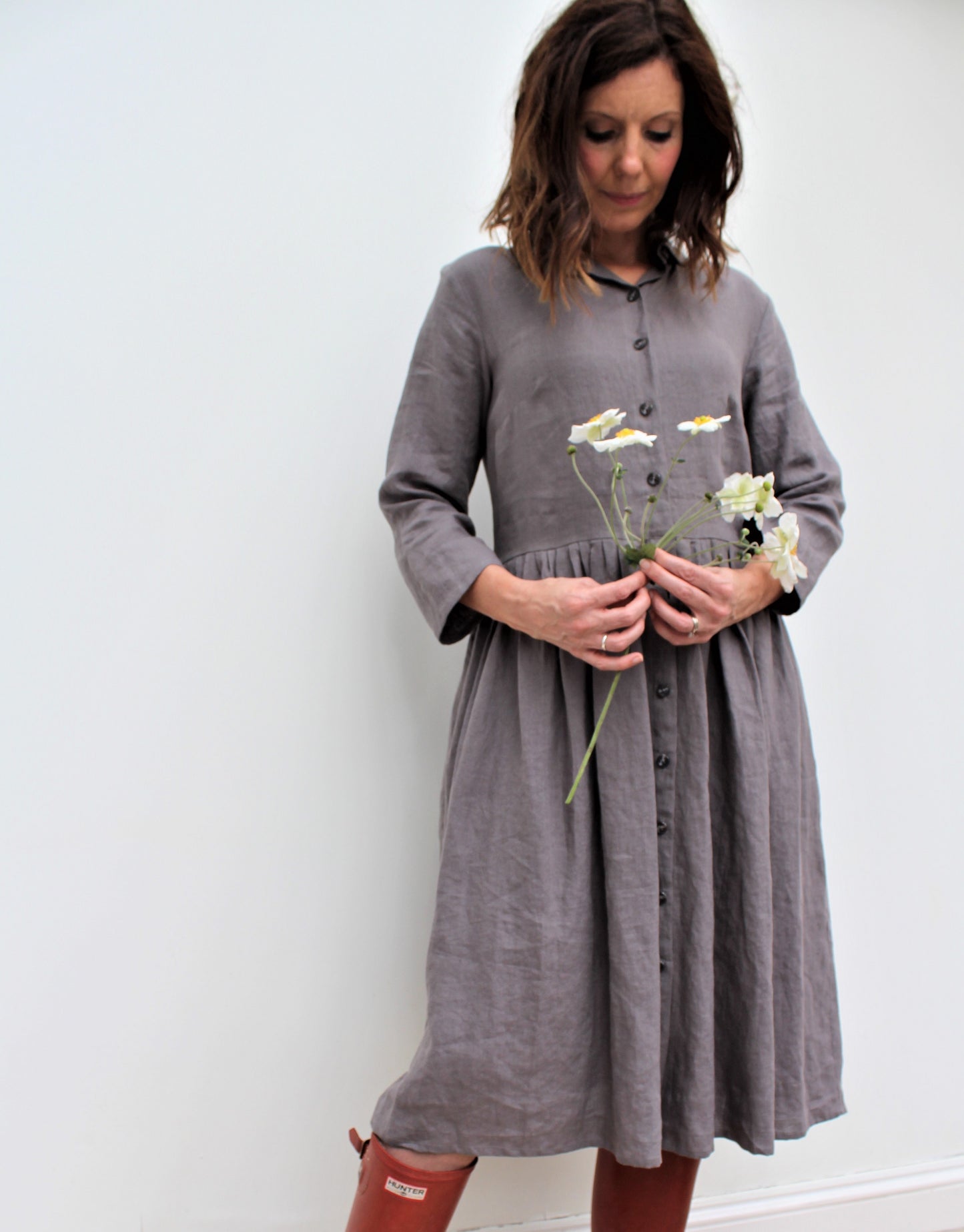 Koko -Linen shirt dress