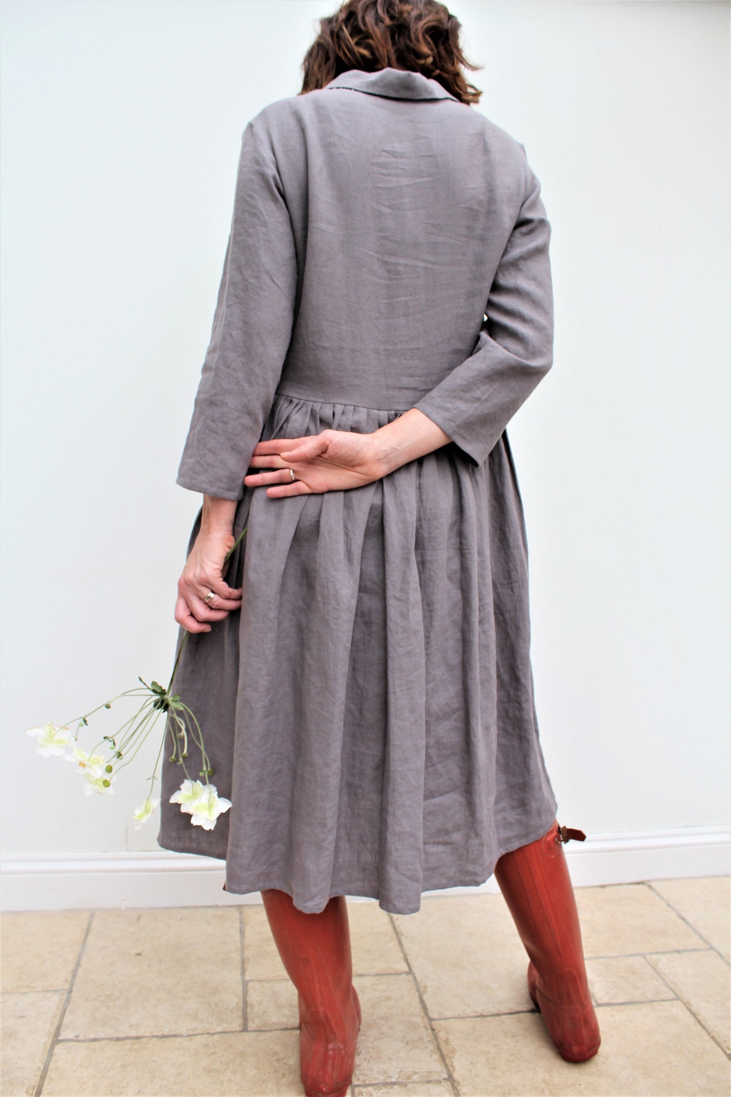 Koko -Linen shirt dress