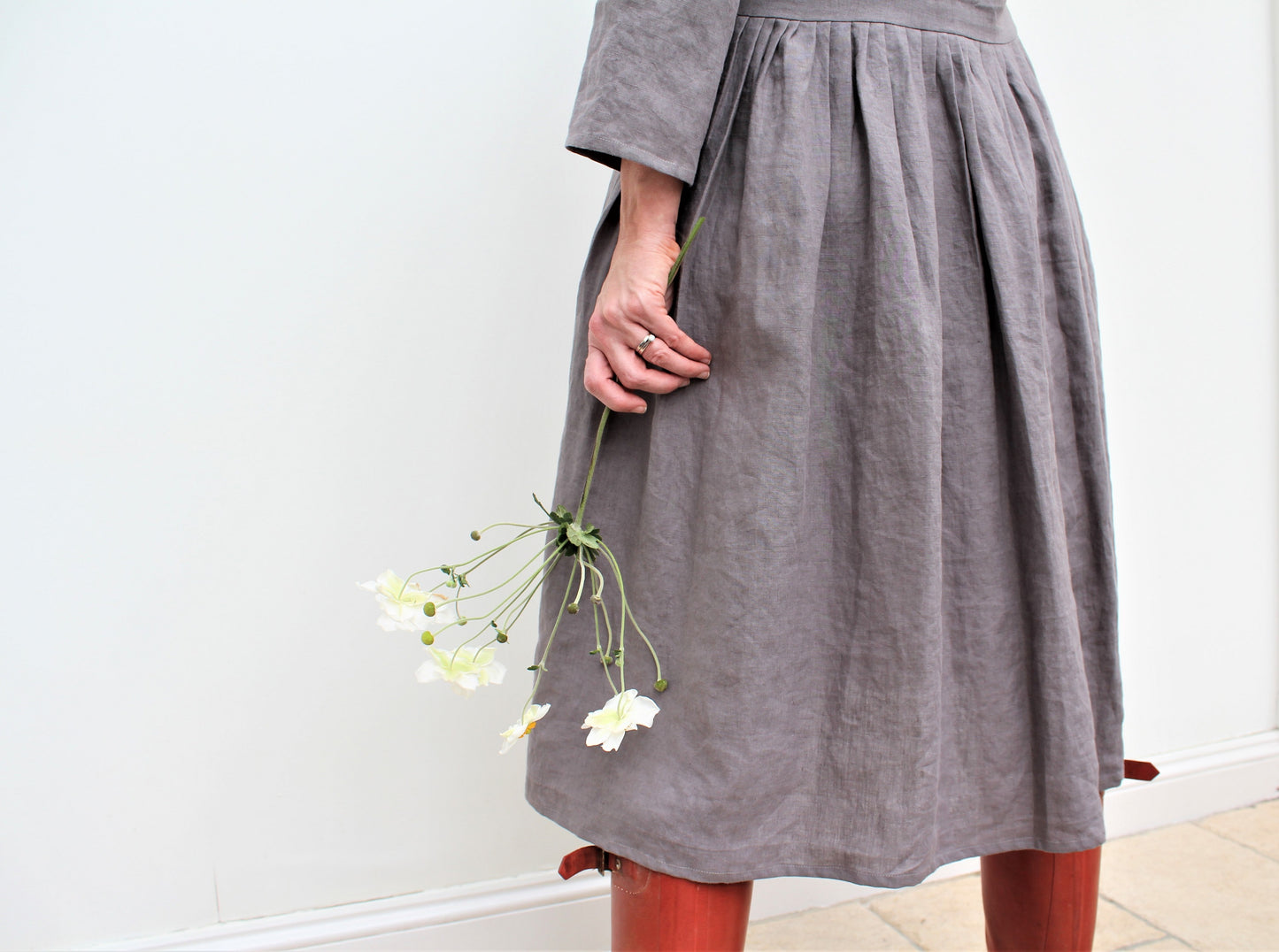 Koko -Linen shirt dress