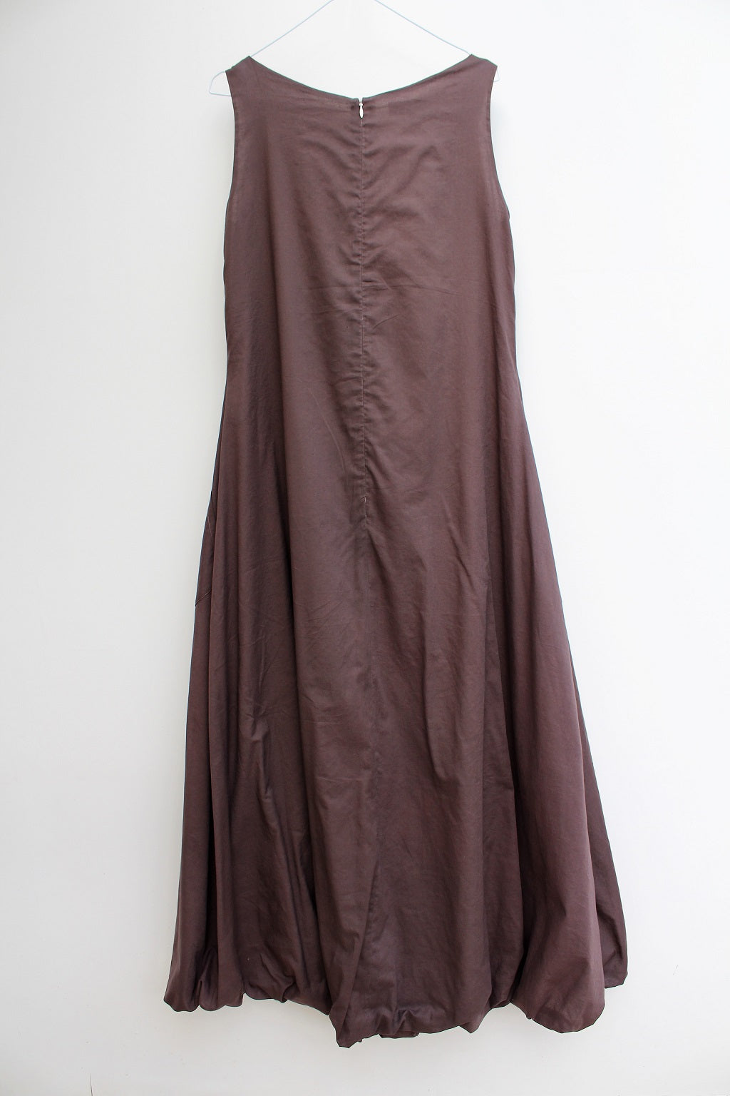 Cloud - long cotton dress, with bubble hem