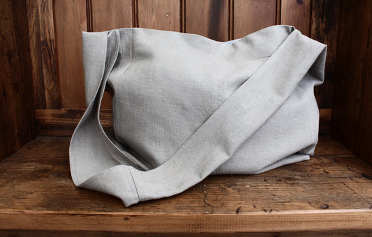 Messenger - linen crossbody bag