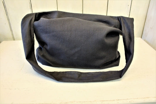 Messenger - linen crossbody bag