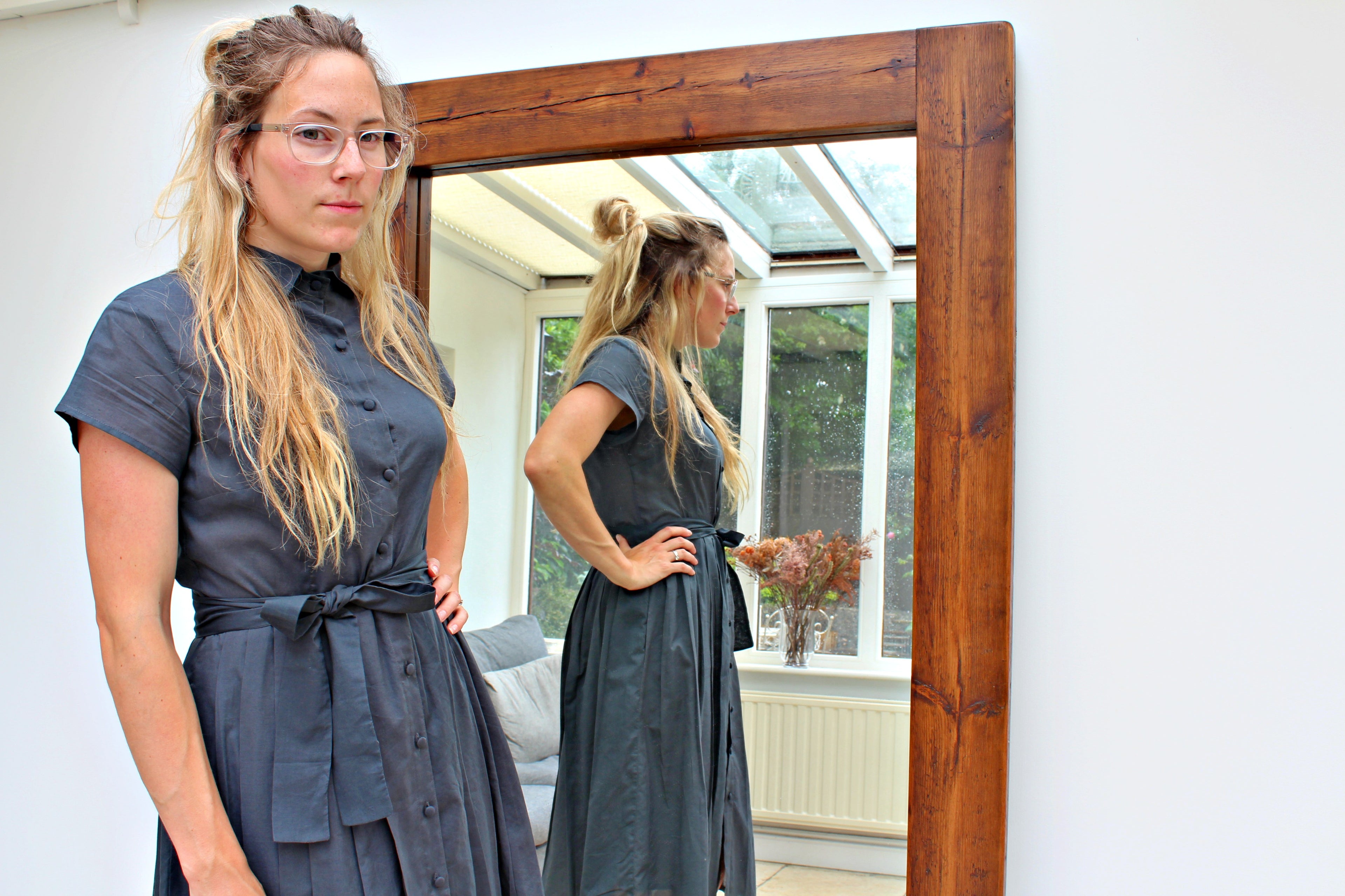 Kellie - cotton shirtdress