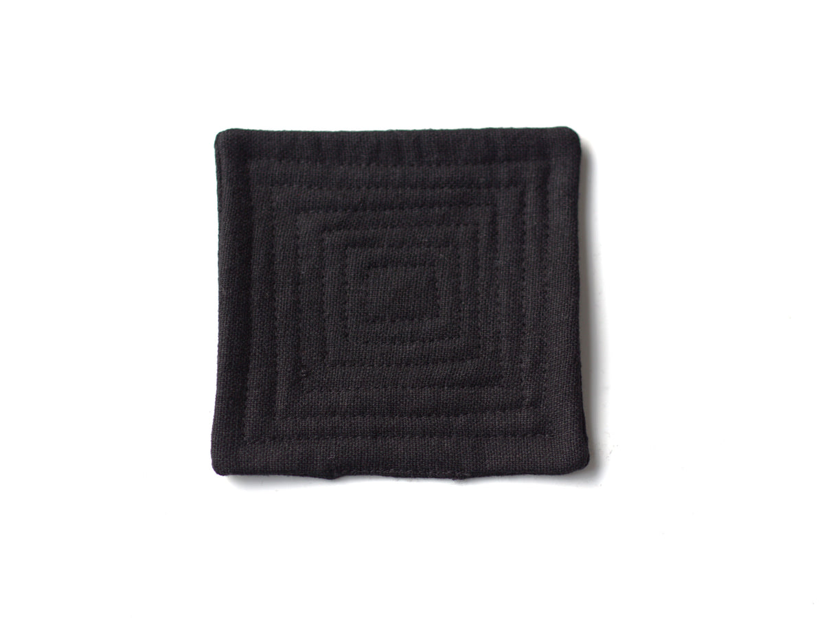 Set of 6 linen coasters