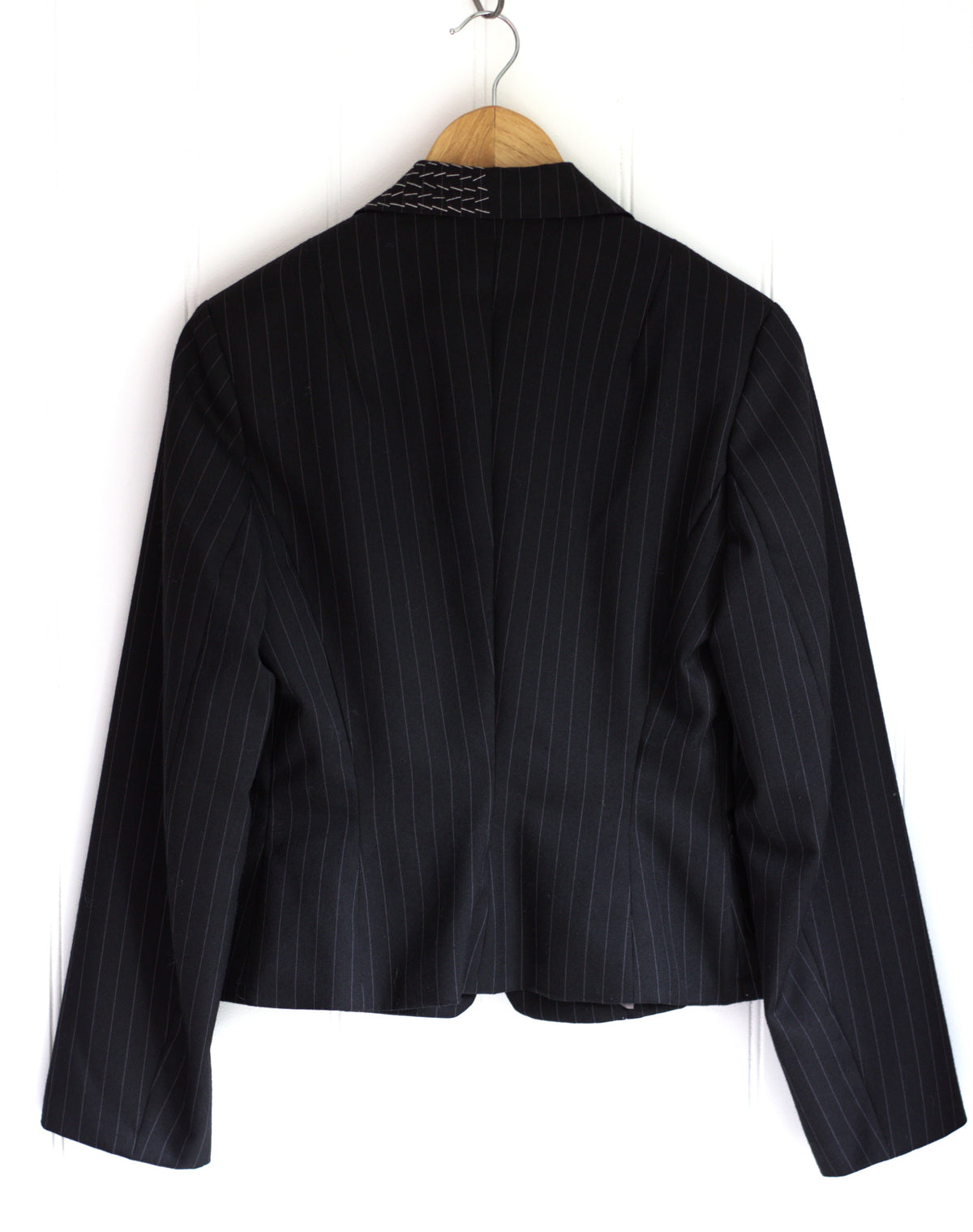 Taylor - pinstripe wool tailored jacket