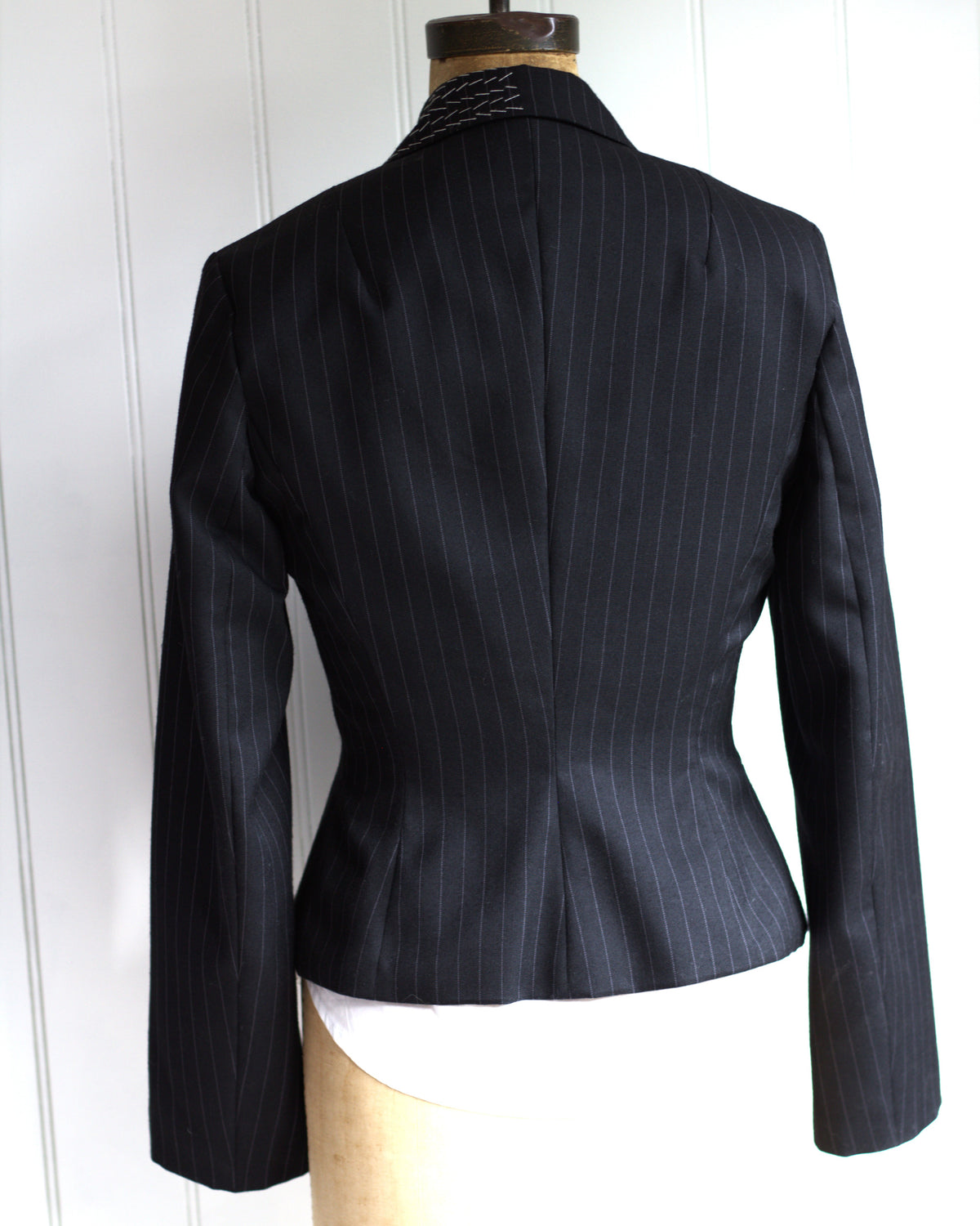 Taylor - pinstripe wool tailored jacket