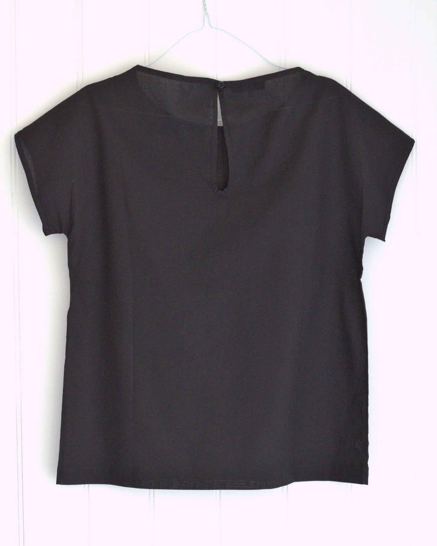 CK - cotton top with pintuck details
