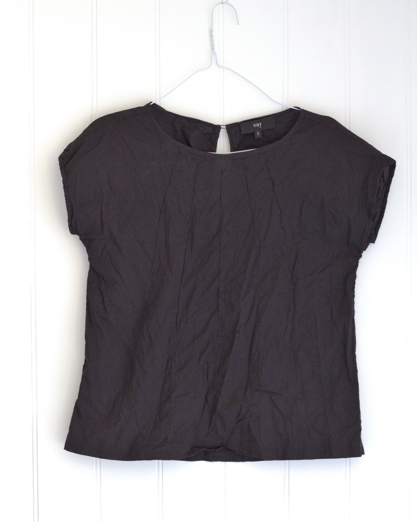 CK - cotton top with pintuck details