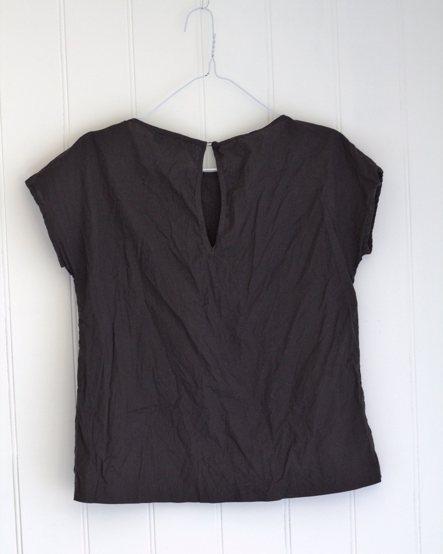 CK - cotton top with pintuck details