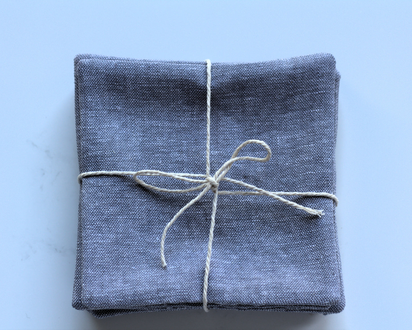 Set of 6 linen coasters