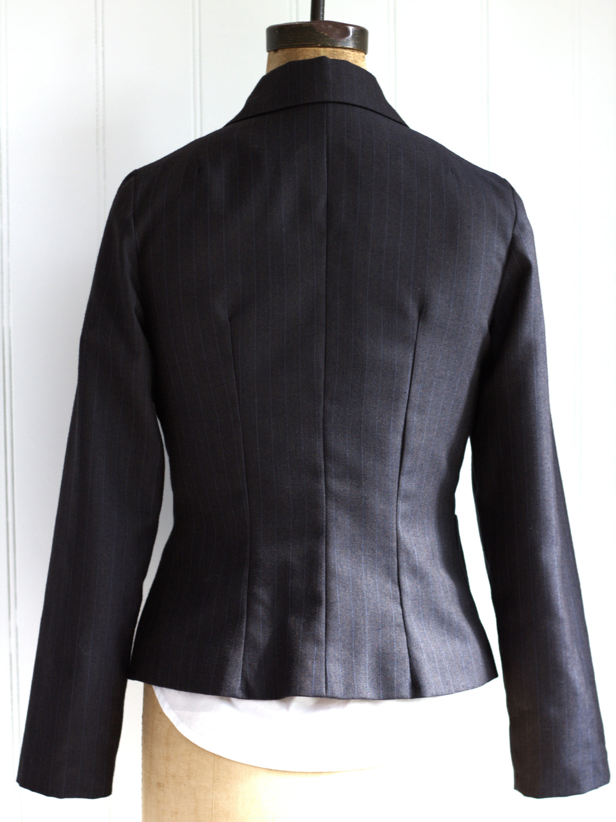 Oliver - pinstripe wool tailored jacket