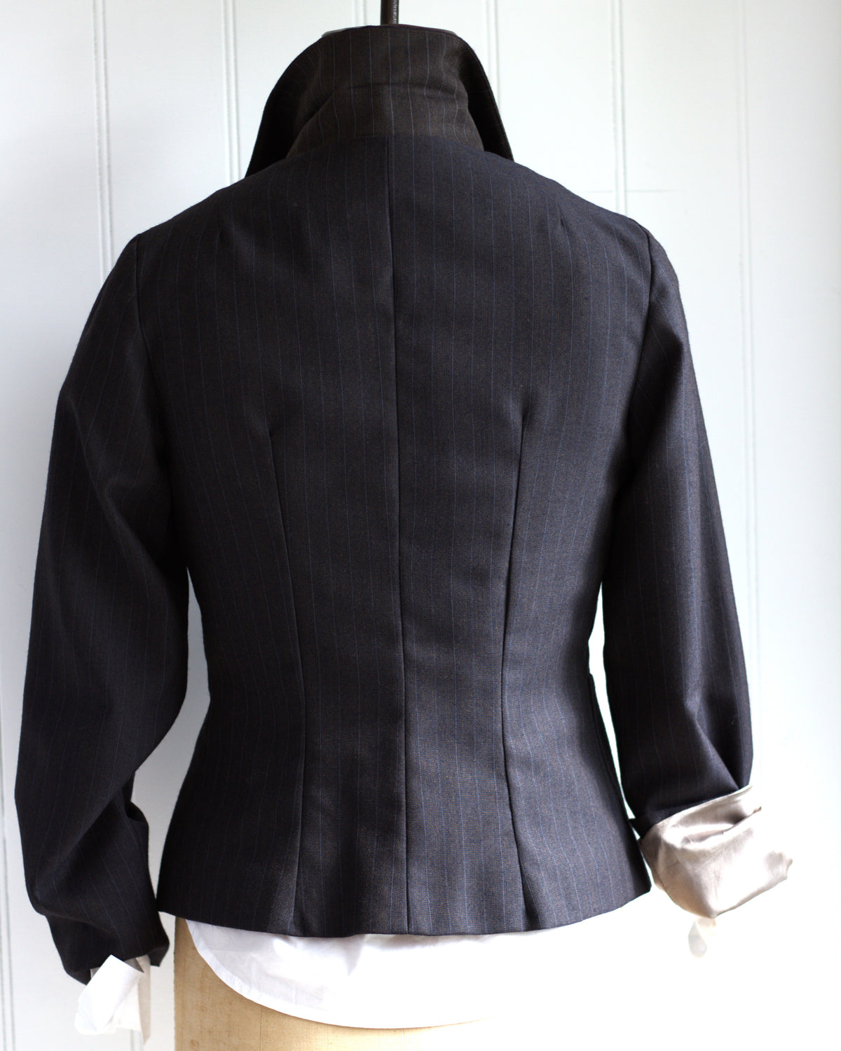 Oliver - pinstripe wool tailored jacket