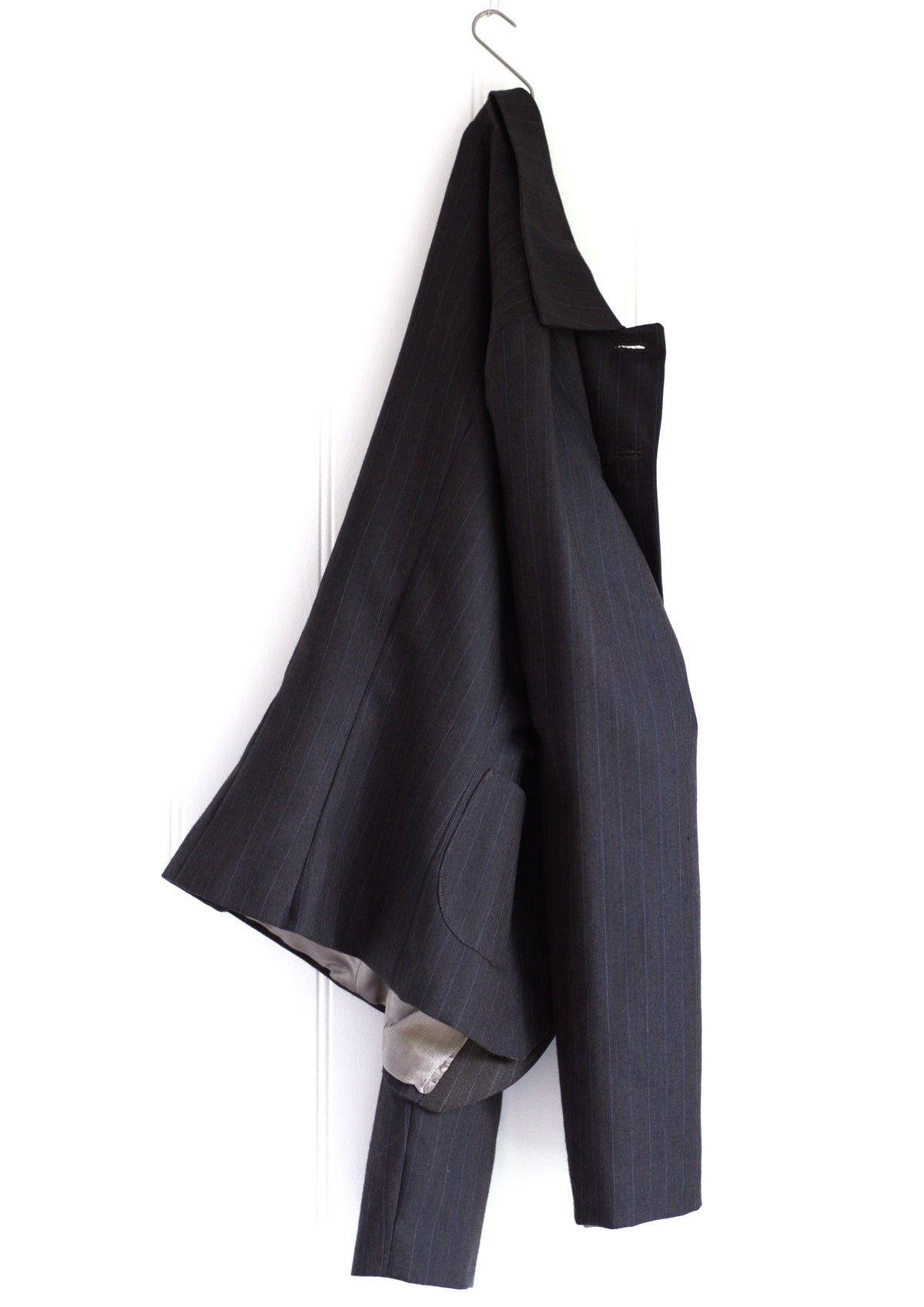 Oliver - pinstripe wool tailored jacket