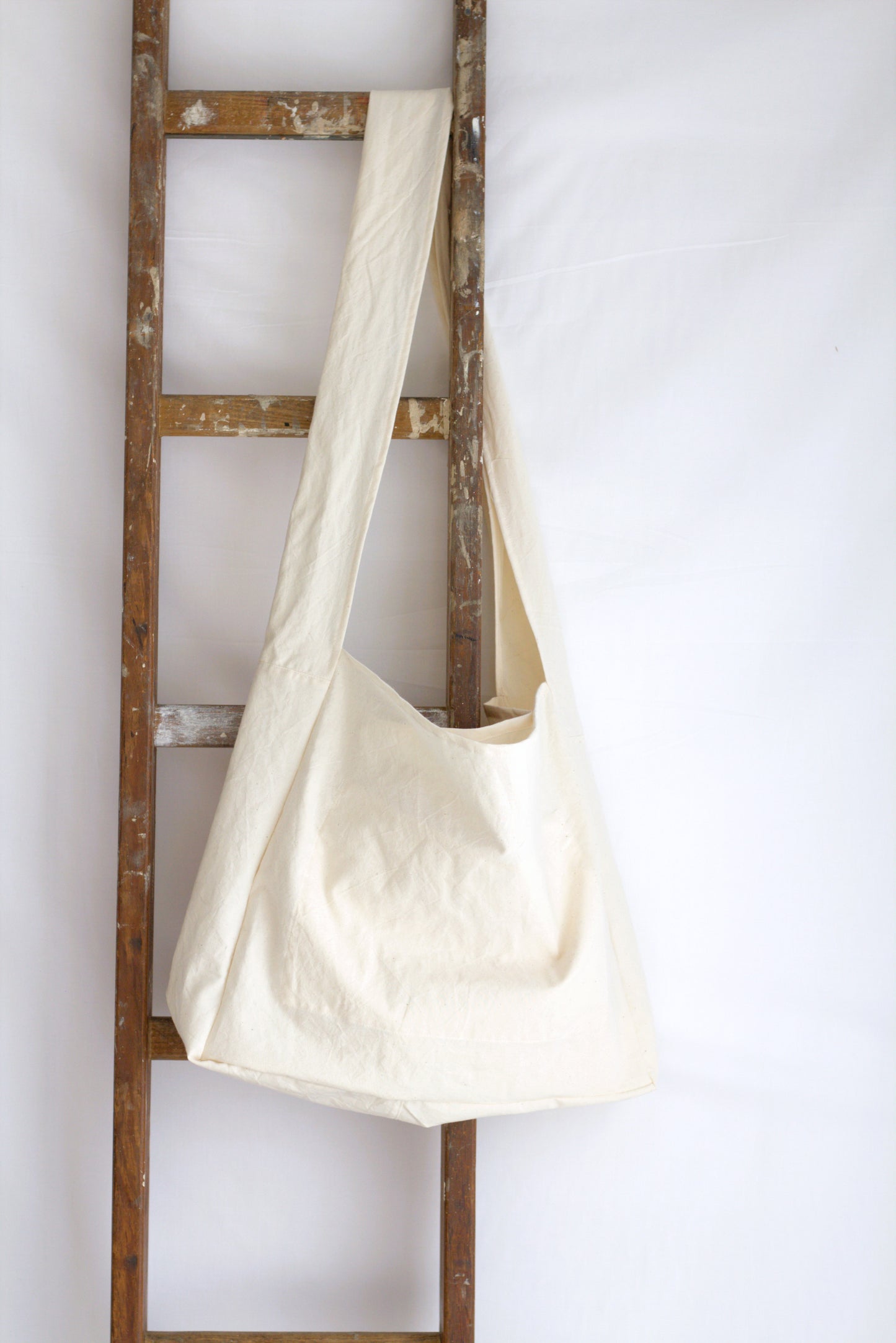 Rustic Cotton Crossbody Bag