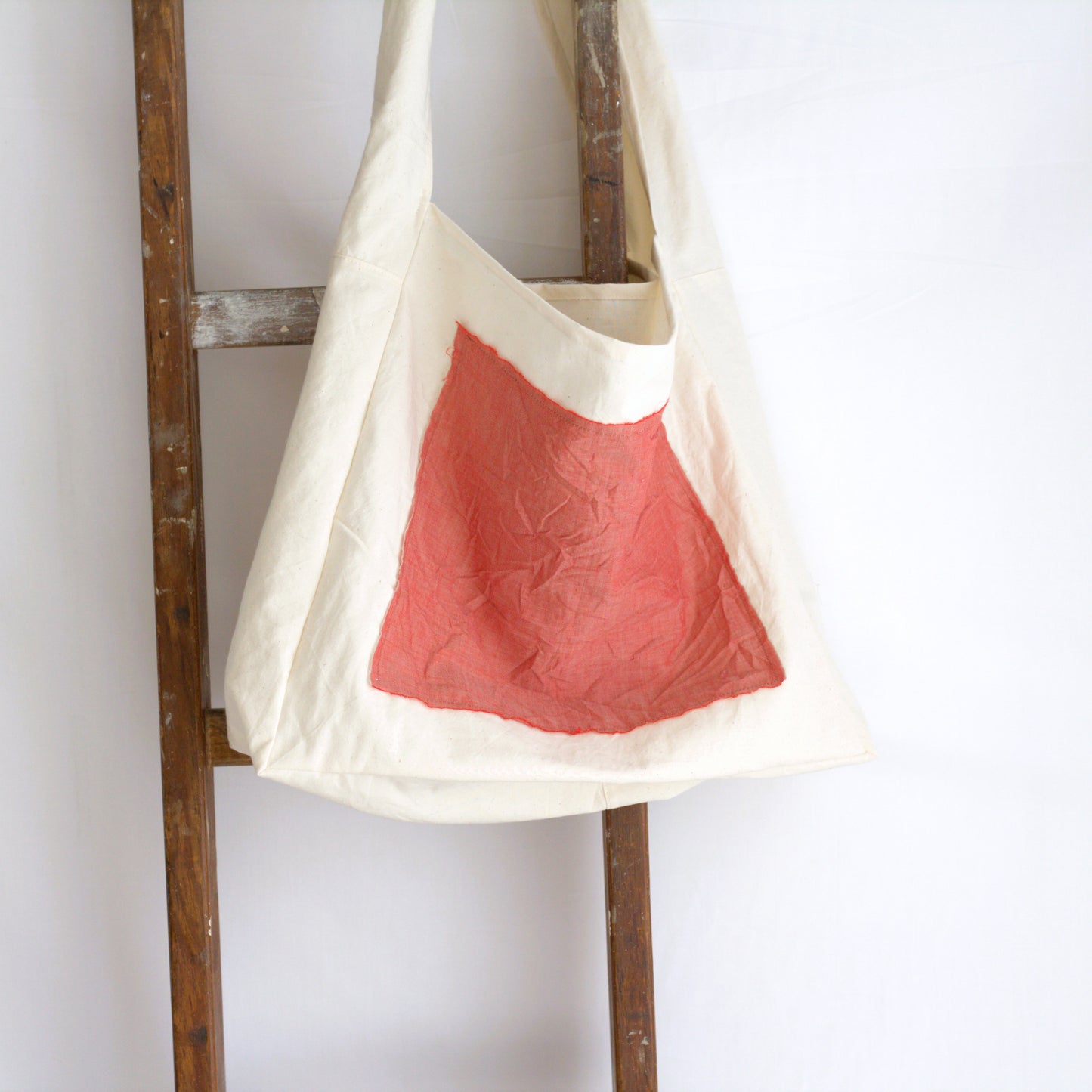 Rustic Cotton Crossbody Bag