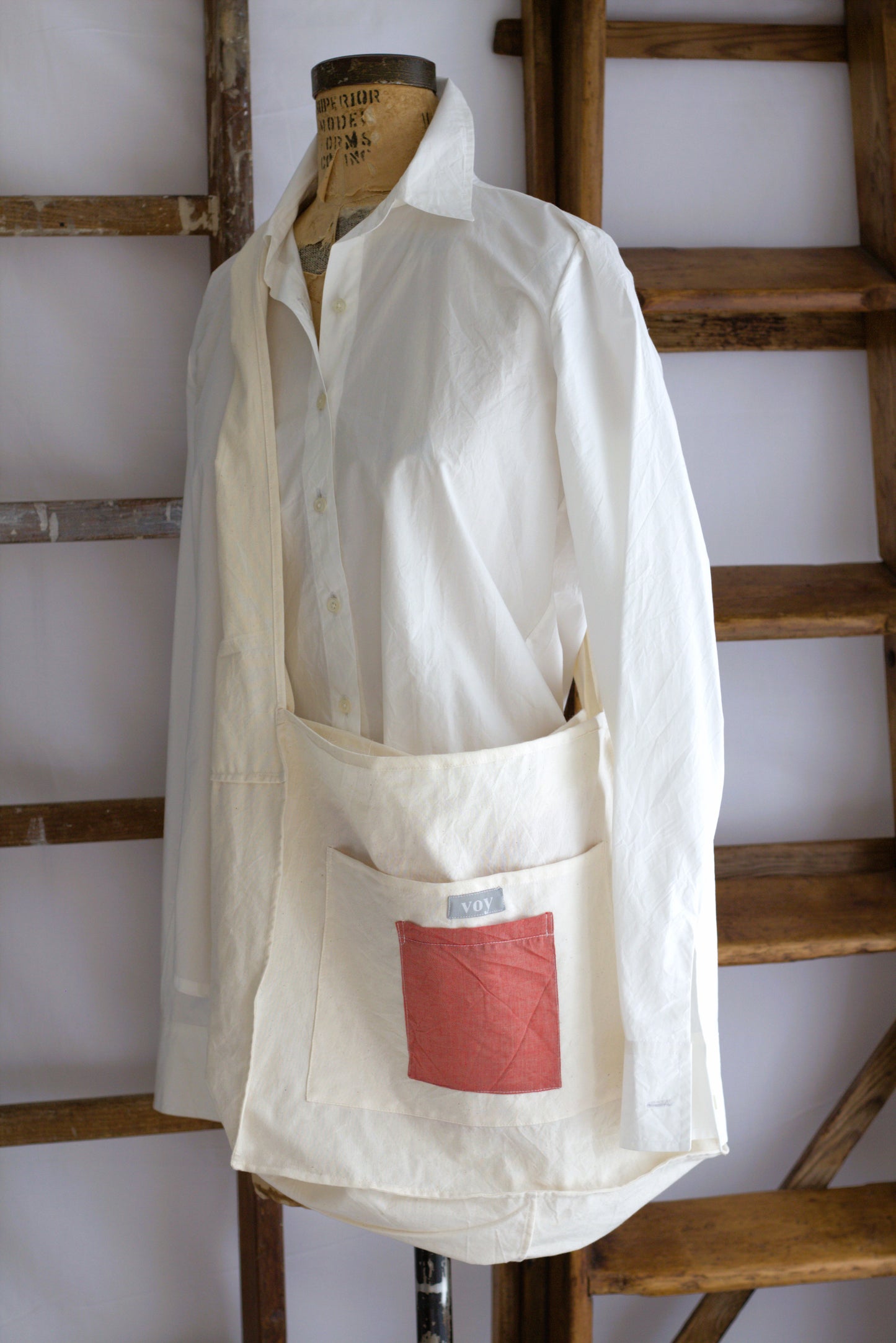 Rustic Cotton Crossbody Bag