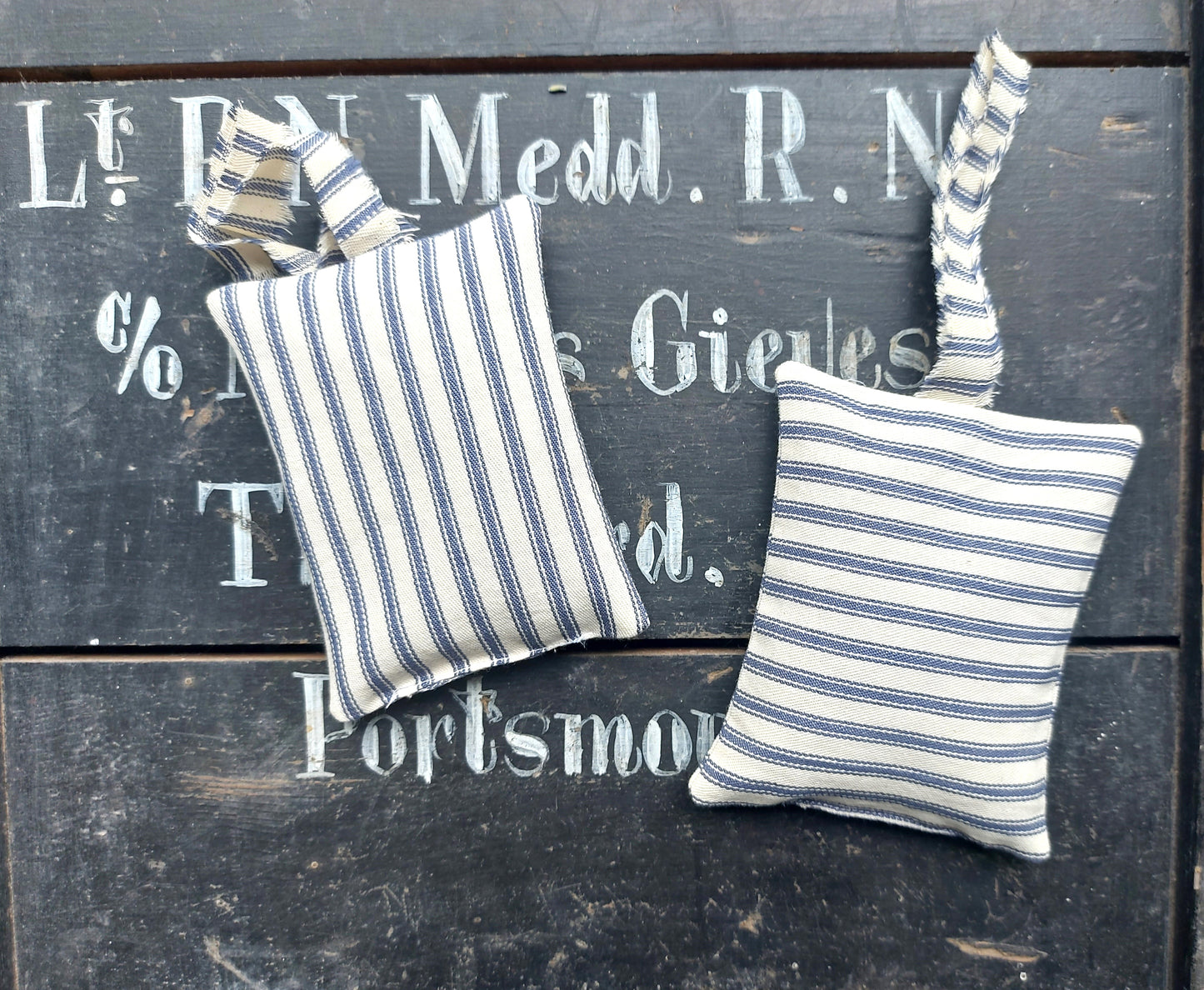 French ticking Lavender pads