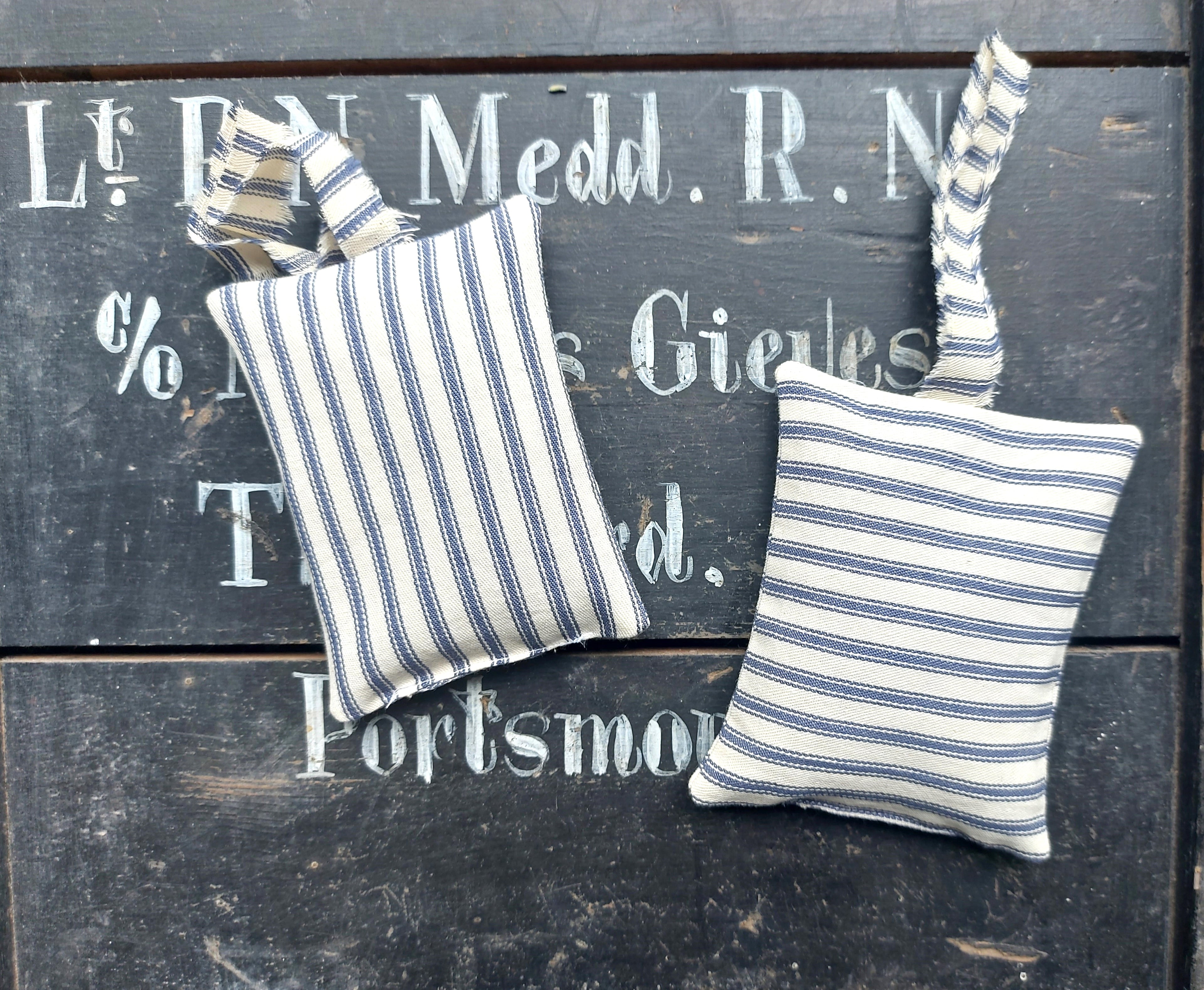 French ticking Lavender pads