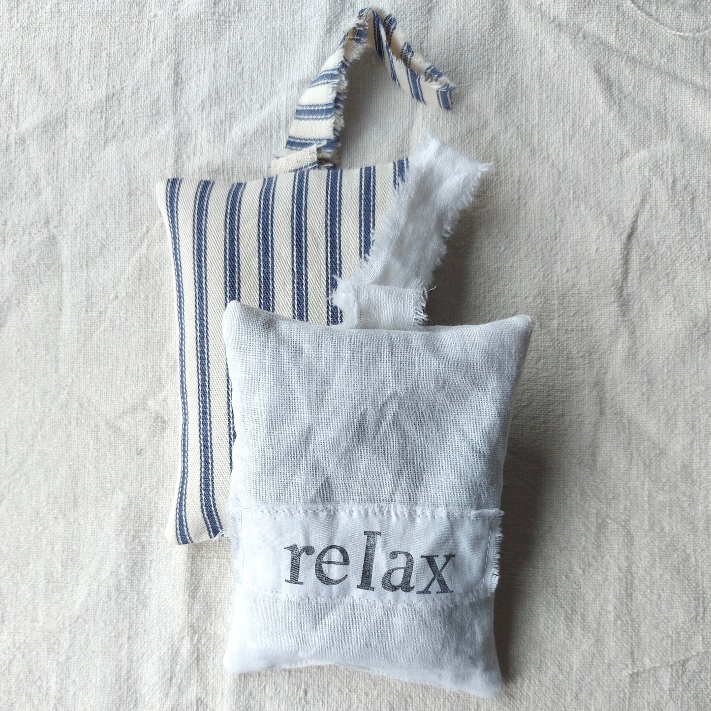 White linen Lavender pads