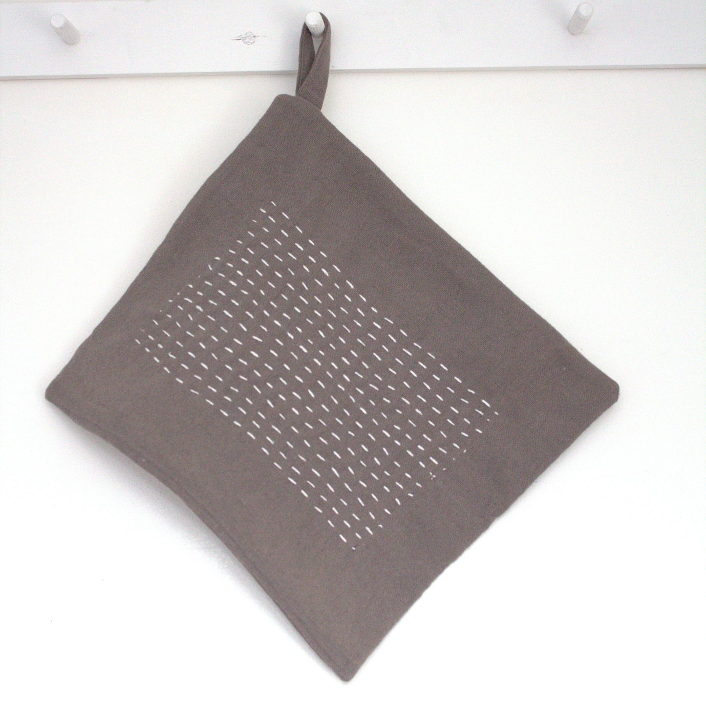 Set of 2 linen pot holders / placemats