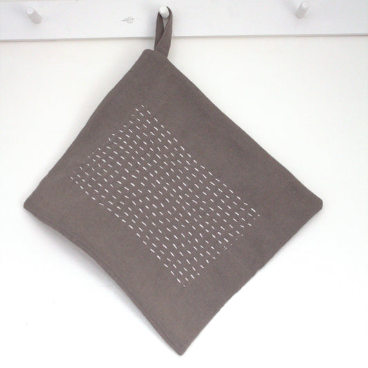 Set of 2 linen pot holders / placemats