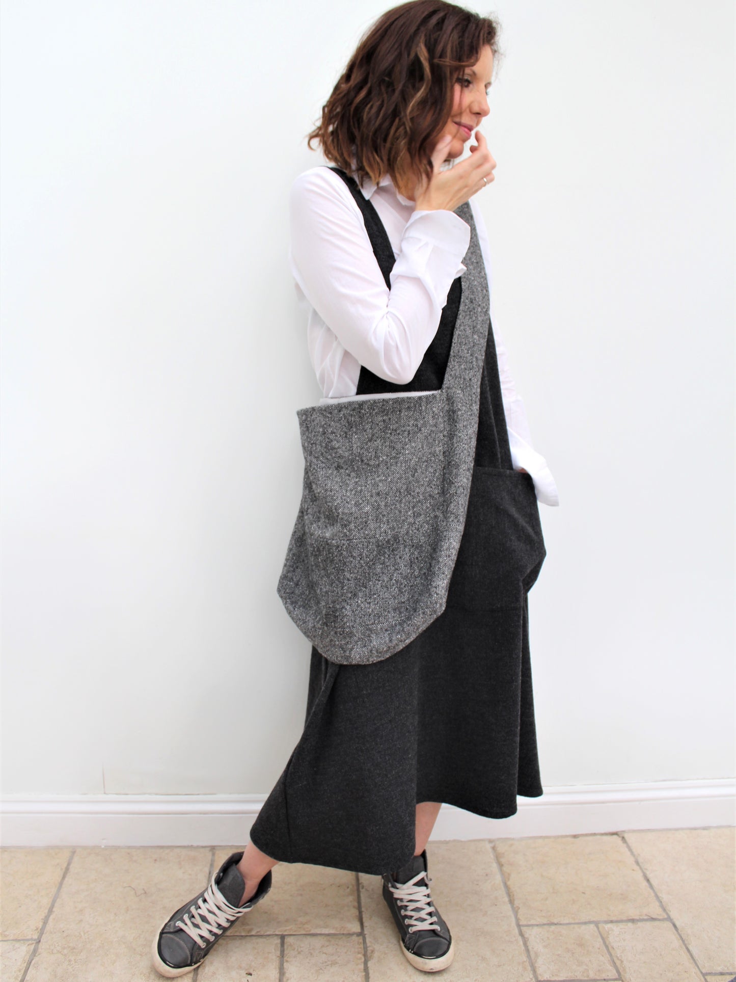 Artisan Apron dress - Wool