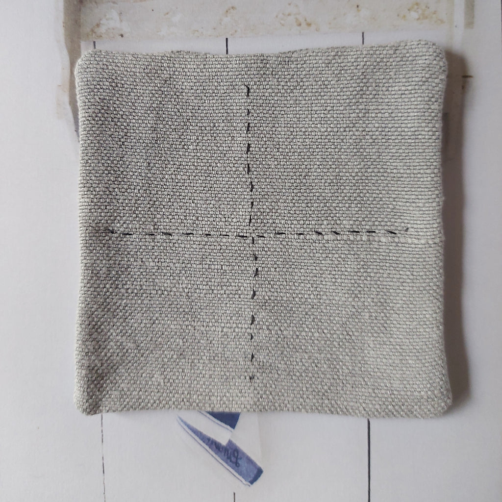 Set of 6 linen coasters