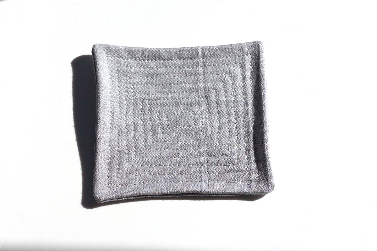 Set of 6 linen coasters