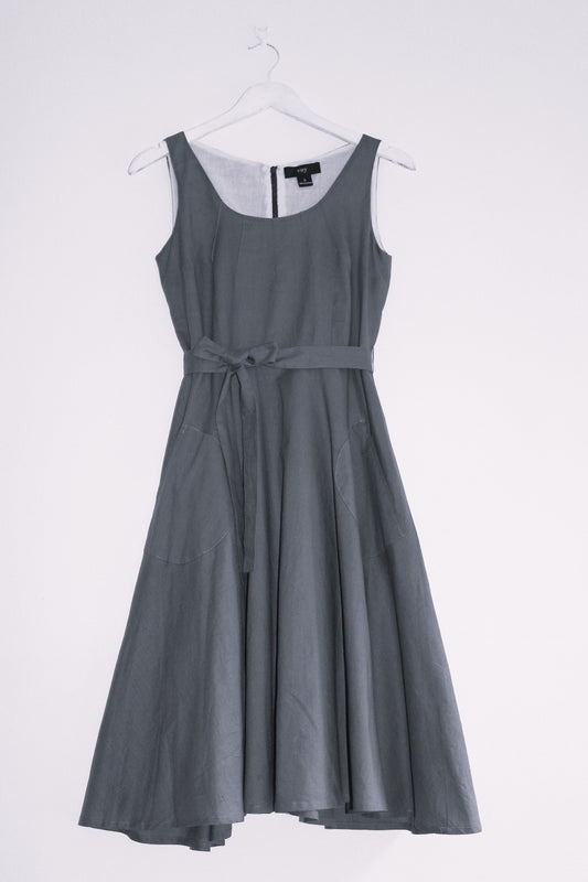 Pin-tuck Audrey - Petrol Grey