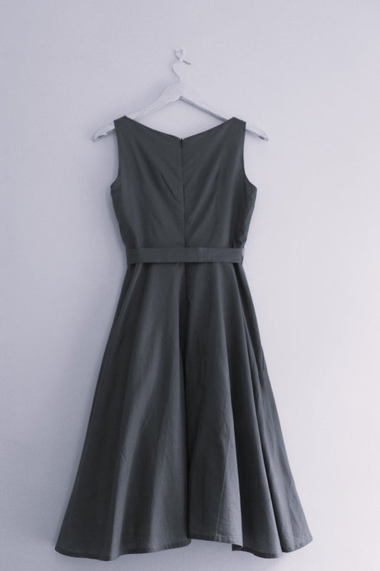 Pin-tuck Audrey - Petrol Grey
