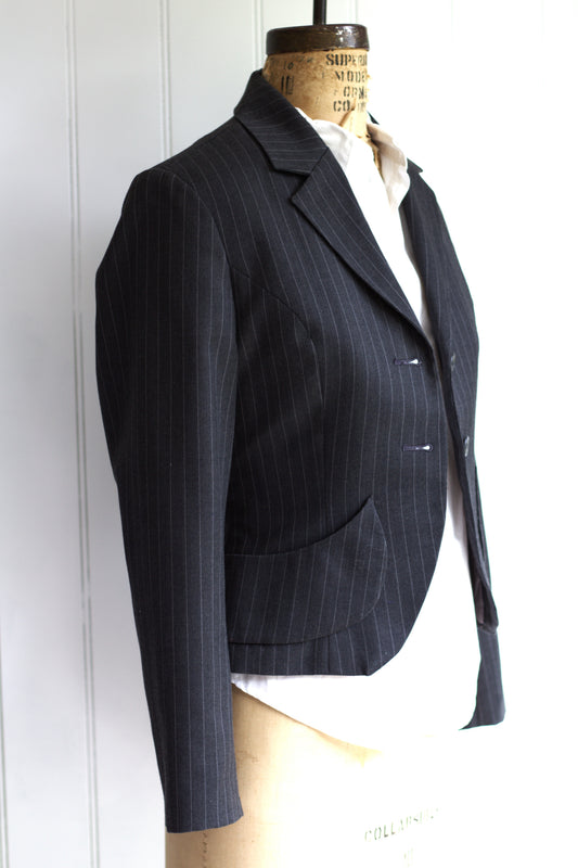 Taylor - pinstripe wool tailored jacket