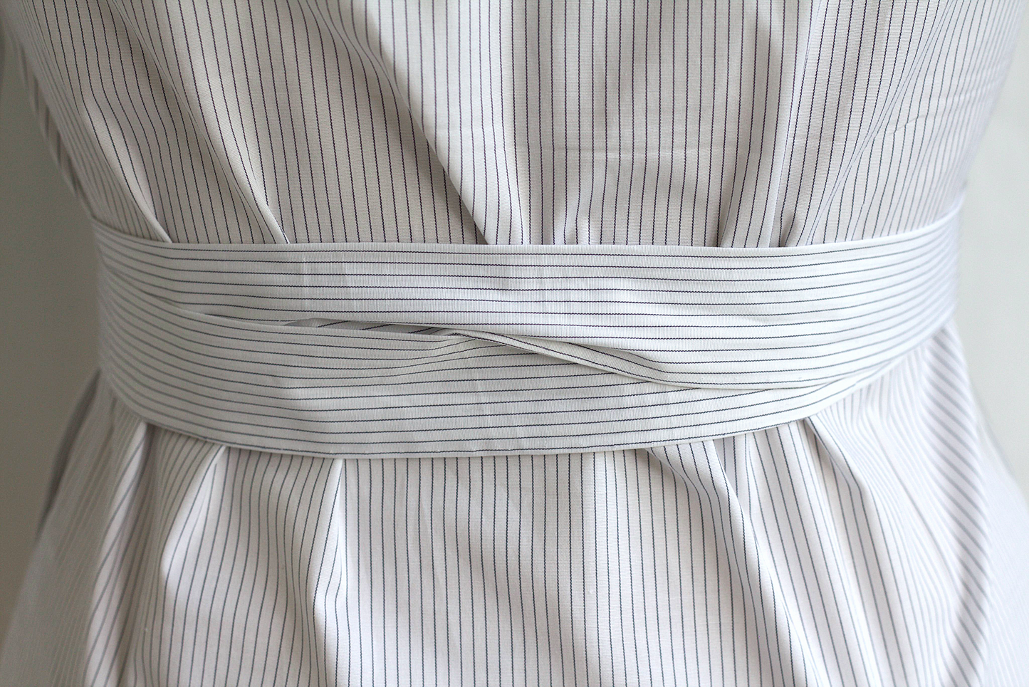 Holly - cotton poplin wrap shirt